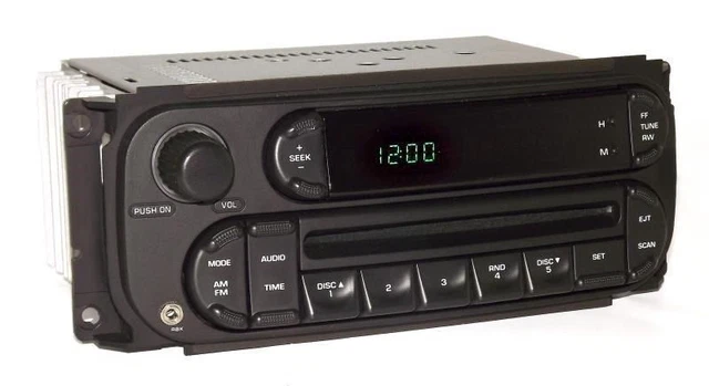 2003 Dodge Ram 2500 Pickup Radio AM FM CD Player Digital RBK w Auxiliary Input