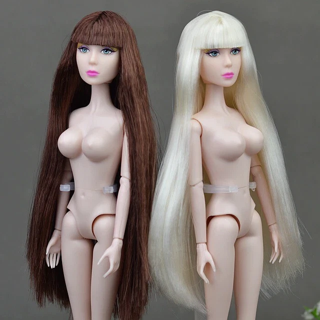 New 16 Jointed 1/6 BJD Dolls Normal Skin Nude Body Girl Female Model With Head