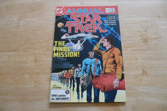 DC STAR TREK ANNUAL #2 1986 The Final Mission VF/VF+