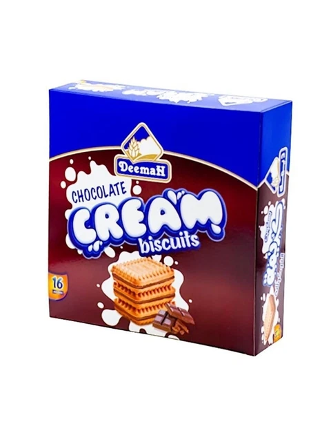 Biscuits fourrés au chocolat DEEMAH 460 gr