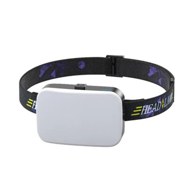 Lampe Frontale COB + LED Rechargeable USB, 5 Modes, Phare Vélo/torche - Noire