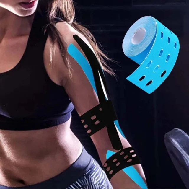 Athletic Elastic Physio Sports Kinesiology Rock Tape Muscle Bandage 5m X 5 Cm