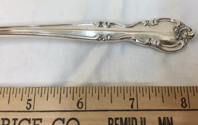 Sterling Silver Silverware Easterling American Classic Meat Fork Salad Serving 3