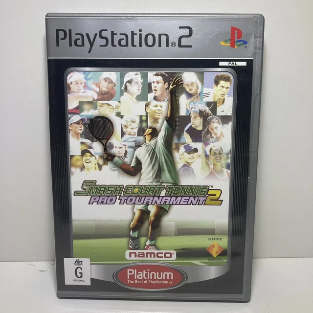 Smash Court Tennis Pro Tournament 2 Sony PlayStation 2 PS2 PAL Game With Manual