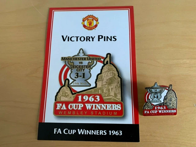 Insigne émaillé Danbury Mint - Manchester United FA Cup 1990 (occasion)