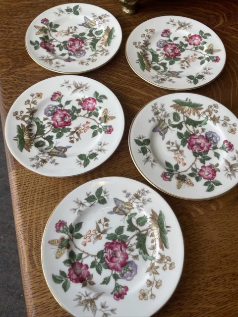 vintage wedgwood charnwood butterfly bread dessert plate plates