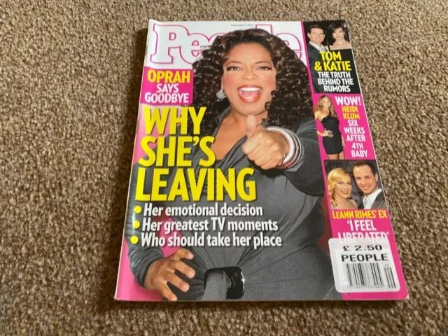 PEOPLE MAGAZINE 7/12/2009 Oprah Winfrey Leann Rimes Heidi Klum Kenny ...