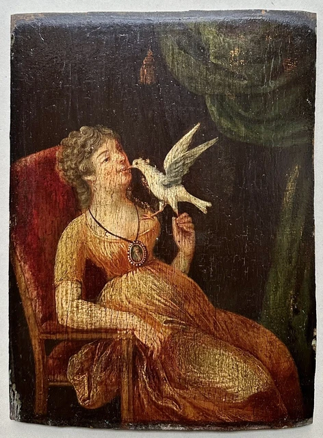 Portrait Miniature Ancien De Mme De Metternich - Occasion, Pièce Historique