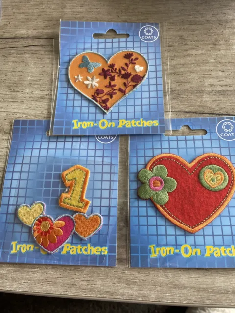 3 Packs Iron On Patches