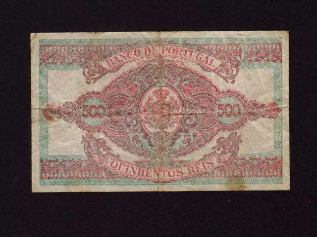 Portugal:P-72,500 Reis, 1900 * Banco de Portugal * VF * 2