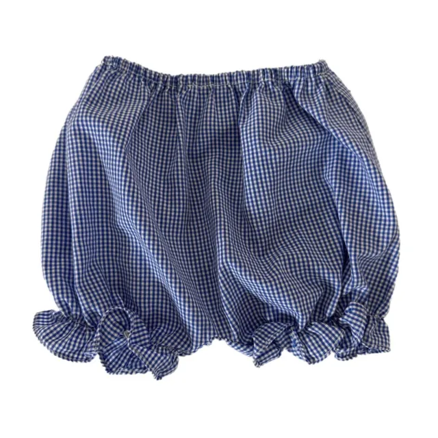 Girls 6 - 9 Months Gingham Check Diaper Cover Vintage