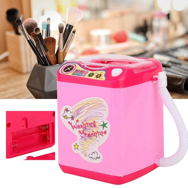 ()Machine De Lavage De Simulation Portable à 2 Couleurs Mini Pour Brosses De