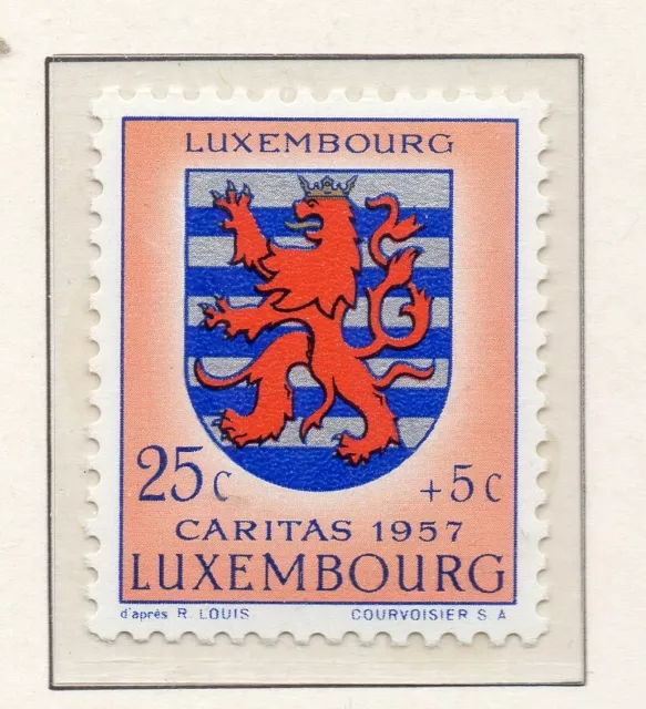 Luxembourg 1957 Early Issue Fine Mint Hinged 25c. NW-131176