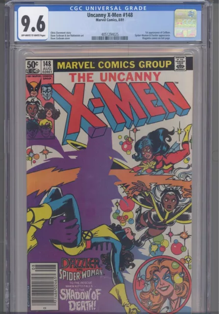 Uncanny X-Men #148 CGC 9.6 1981 Marvel Comics 1st App Caliban, Dazzler App