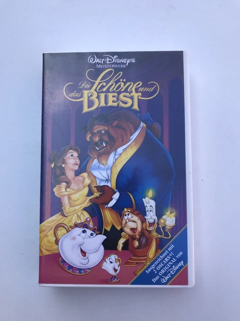 Disney Die Schöne Und Das Biest Vhs DIE SCHÖNE UND das Biest VHS Walt Disney Meisterwerke Hologramm