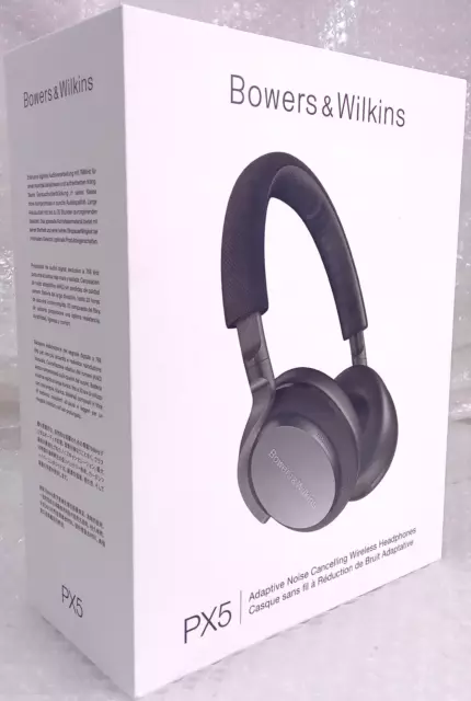 Bowers & Wilkins PX5 Adaptive Noise Cancelling Wireless Headphones - Space Grey