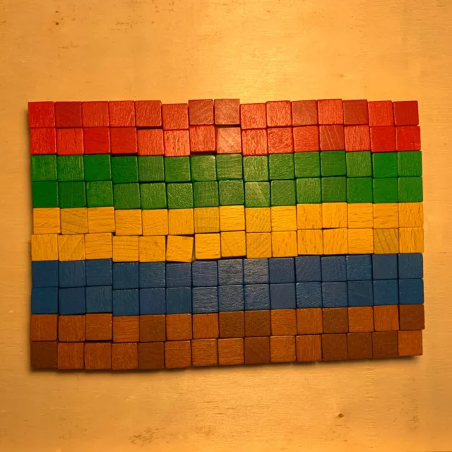 150 Wooden Tokens Resource and Victory Cubes for AGE OF MYTHOLOGY Game Parts