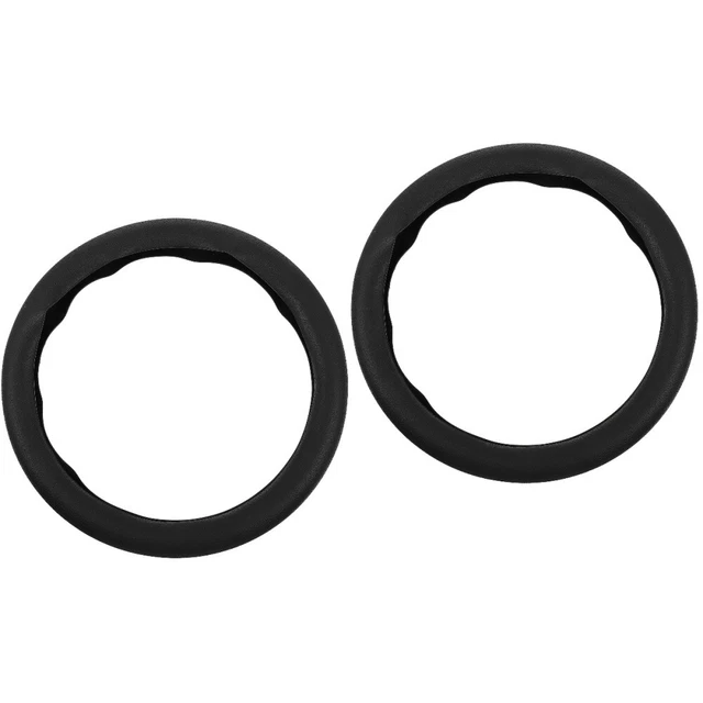 2 Pcs Lenkradabdeckung Dekor Universal Schmücken Auto Zubehör