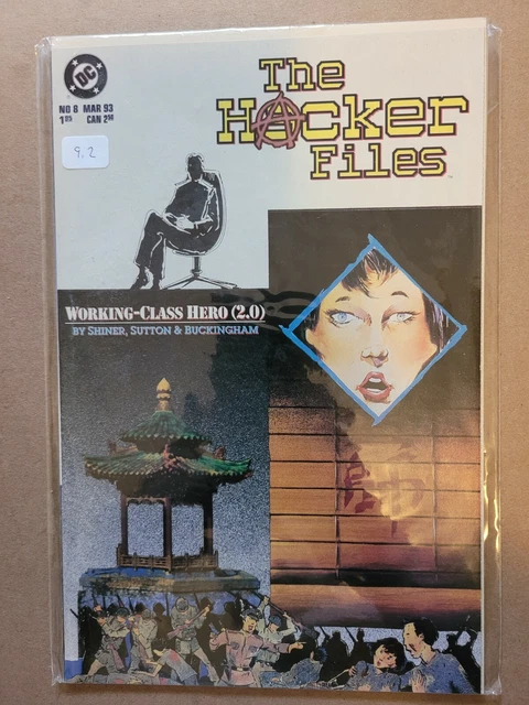 The Hacker Files #8 Vol 1 (DC, 1993) 9.2 NM-