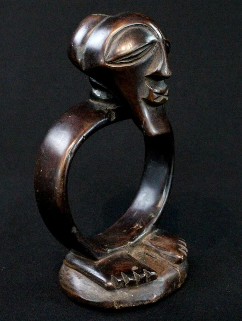Arte Africano Arti Primo Statuetta Oracle Divinatorio Songye - Drk - 15,5 CMS