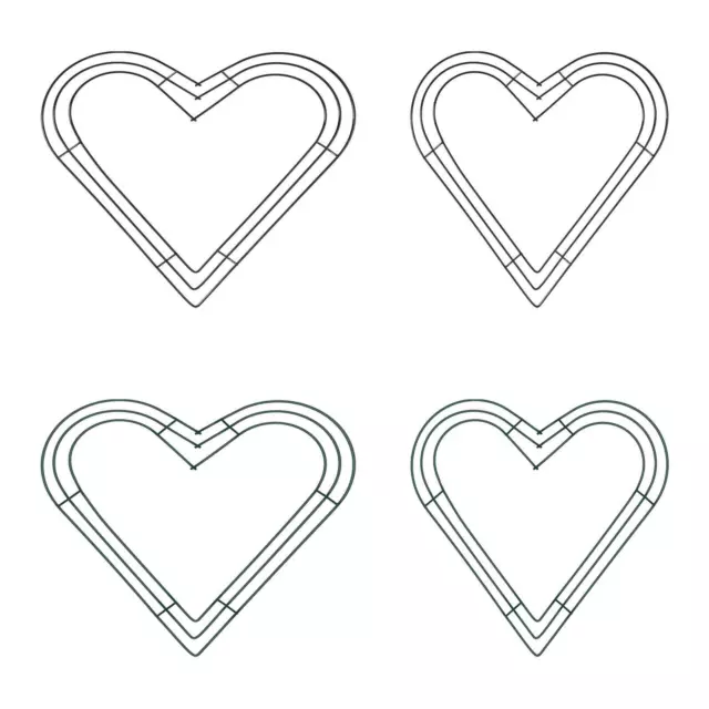 Heart Shape Wreath Frame, DIY Crafts, Lightweight Iron Wreath, Floral Wreath,