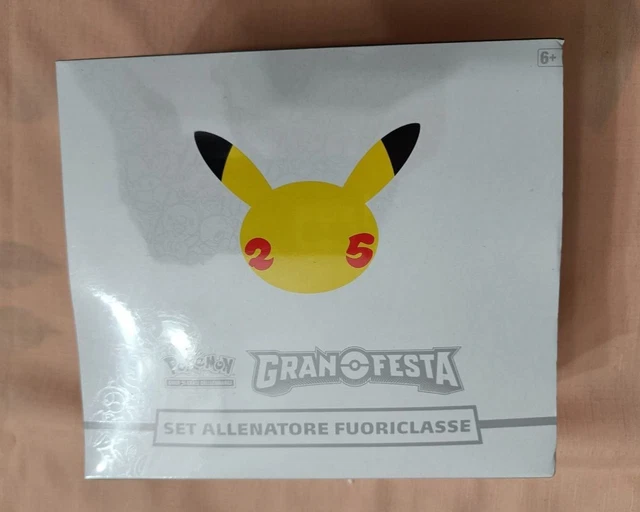 SET ALLENATORE FUORICLASSE ETB Pokemon Gran Festa 25th - Sealed ITA EUR ...