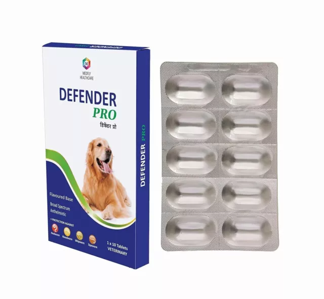 Medfly Healthcare Defender Plus Dewormer for Dogs Of All Life Stages(10 Tablets)