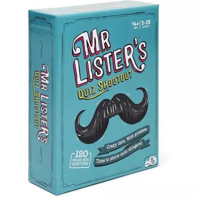 Big Potato Games Mr Lister's Quiz Shootout Perfect Card Game For Families