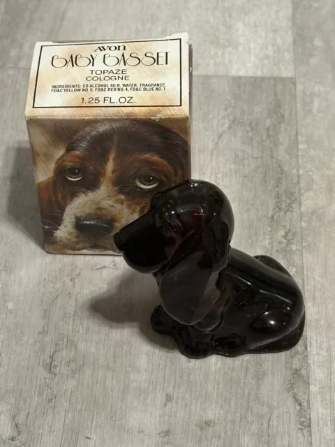 VINTAGE AVON BASSET Hound Moonwind Eau De Cologne 37Ml Full Boxed 9.99 PicClick UK