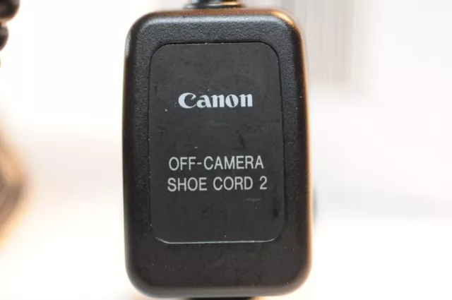 Canon Off Camera Shoe Cord 2 for EOS Film cameras with Canon A-TTL Speedlite 2