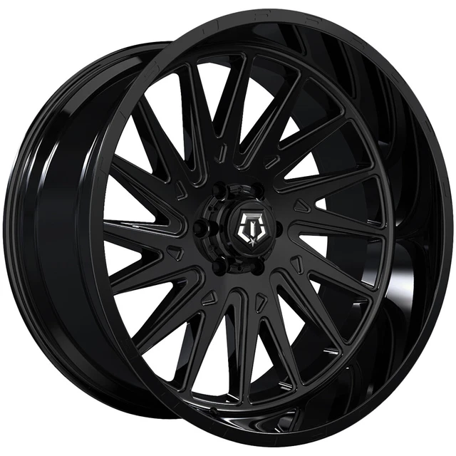 TIS 547B 20x10 6x5.5" -19mm Gloss Black Wheel Rim 20" Inch