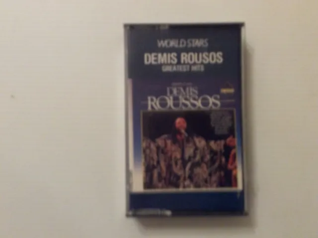 Demis Roussos Vintage Cassette Tape World Stars Greatest Hits Tested Plays Cave