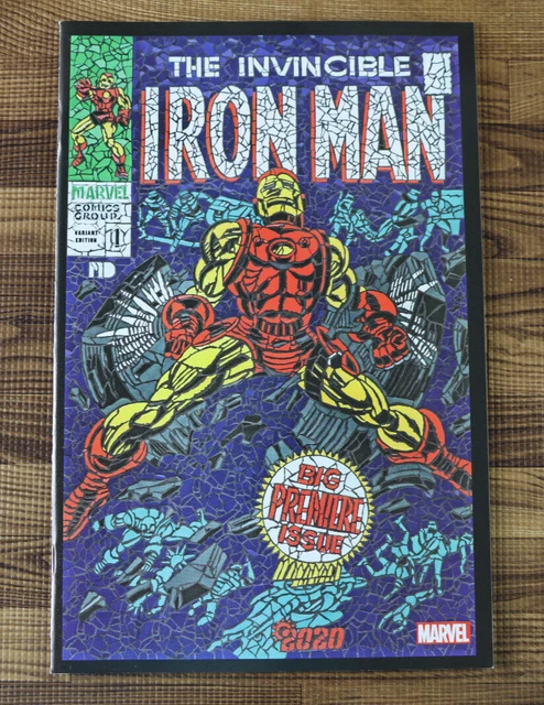 Marvel Comics The Invincible Iron Man 2020 #1 Matt DIMASI Shattered Variant NM