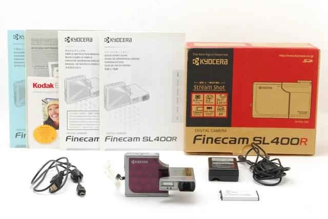 ★通電シャッターOK★ KYOCERA Finecam SL400R 3台セット ☆通電シャッターOK☆ KYOCERA Finecam SL400R 3台セット カメラ