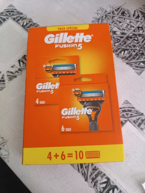 10 Lames  De Rasoir Gillette Fusion 5