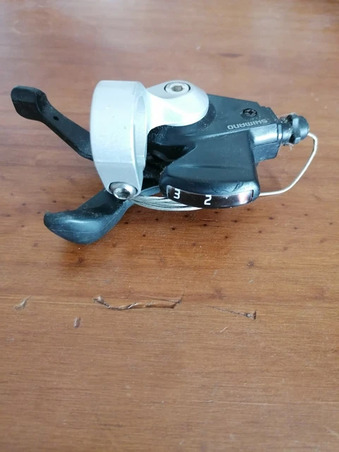 Manette De Dérailleur Vintage Blanc Pour Guidon Vélo 3 Vitesses – Look Rétro VTT/Chemin