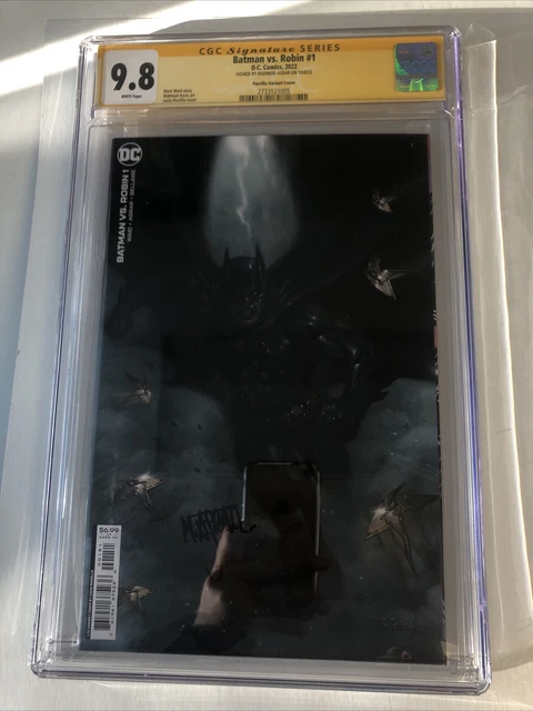 Batman Vs. Robin (2022) # 1 (CGC 9.8 SS WP) Signed Mahmud Asrar|Parrillo Variant