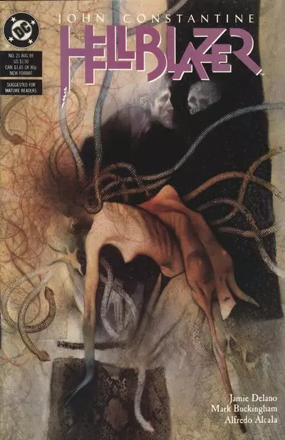 HELLBLAZER #21 F/VF, John Constantine, DC Comics 1989 Stock Image