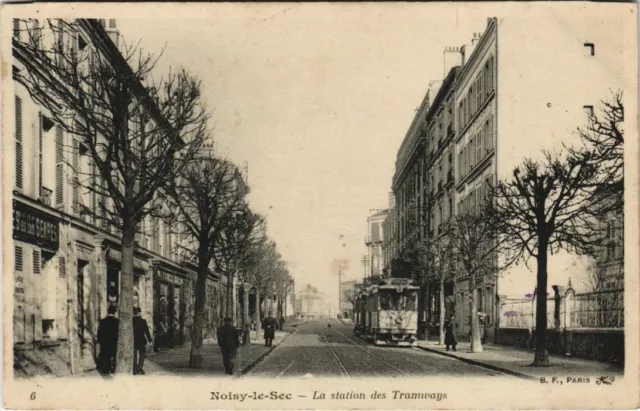 CPA AK NOISY-le-SEC - La station des Tramways (44653)