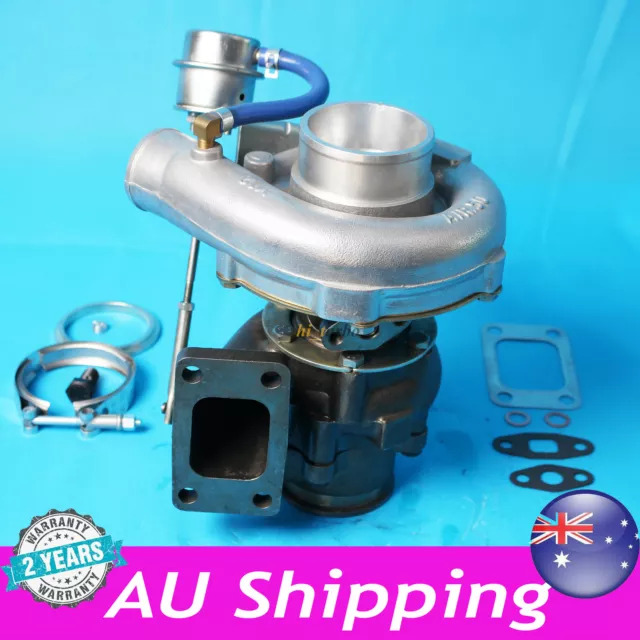 T3 T4 Turbo .63 A/R Oil Hybrid V Band Universal Turbocharger for 4 6 Cyl tcd