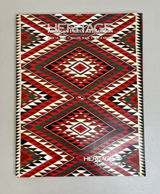 Heritage Auction June 14, 2008 Native American Indian Art Tribal Catalog