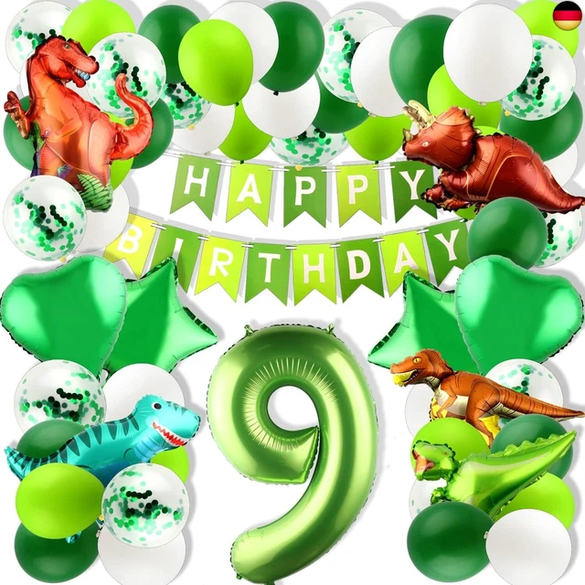 Dinosaurier Party Dekoration Set – Für 20 Personen Mit Tellern, Bechern, Servietten, Tischdecke