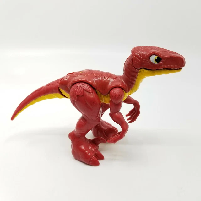 MATTEL FISHER PRICE Imaginext Red Velociraptor Raptor Dinosaur Toy mattel-fisher-price-imaginext-red-velociraptor-raptor-dinosaur-toy