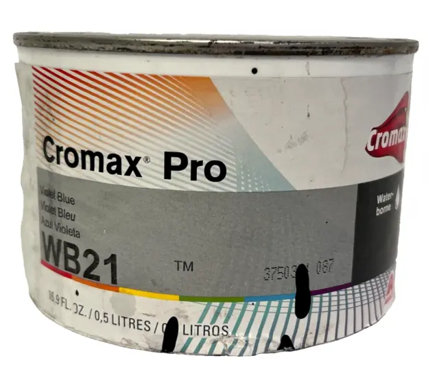 Axalta WB21 Cromax Pro Mixing Color Violet Blue 16.9FL OZ 0.5L, FULL
