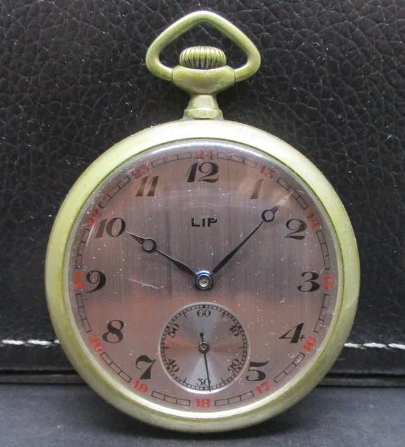 Montre Gousset Vintage LIP ROBUST Mécanique - Fonctionne - Argenté