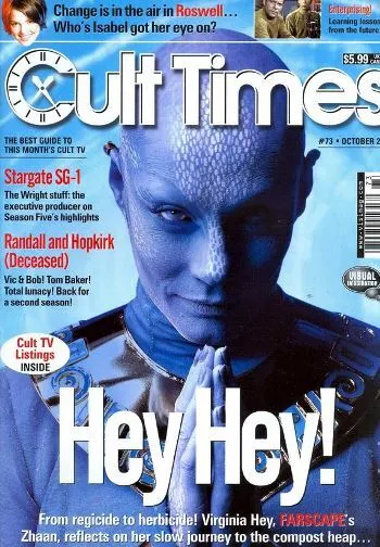 Cult Times #73 - Virginia Hey Farscape Zhaan - Stargate Sg-1 -Roswell + 3 Photos