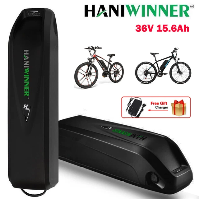 Batteria E-Bike 36V 15.6Ah Per Pedelec Con Caricabatterie 42V 3A – Sostitutiva Per E-GO! Wondervelo, Hapex – Al Litio Con BMS