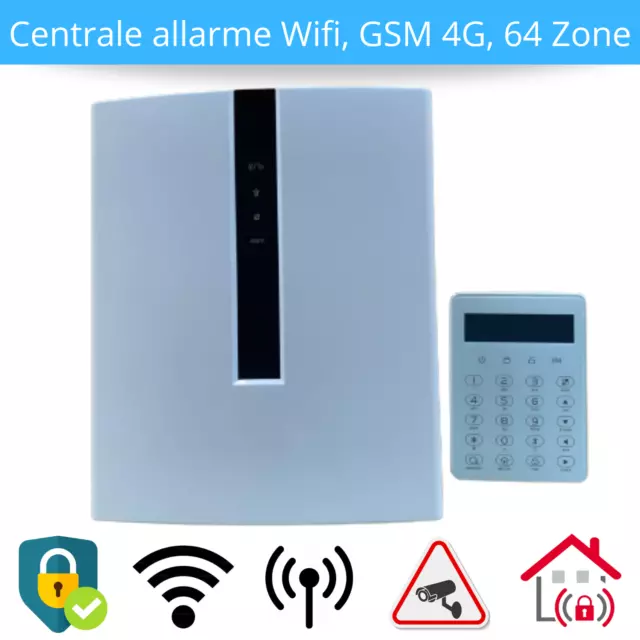 Centrale Centralina Allarme Antifurto Casa Wireless Senza Fili GSM Da Remoto WMG