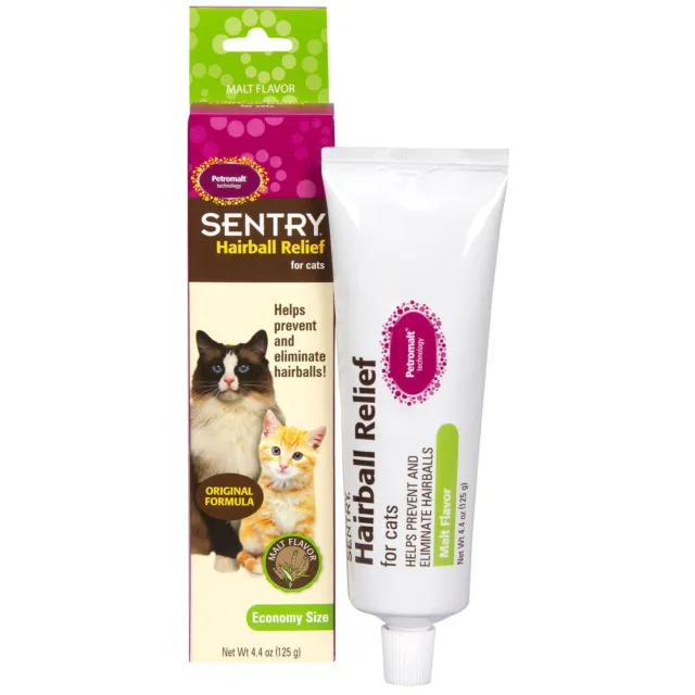SENTRY Petromalt Cat Hairball Relief MALT Flavored 4.4 oz /125g Remedy 2