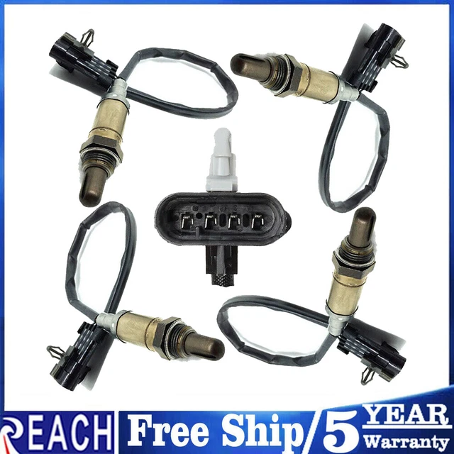 4pcs Oxygen O2 Sensor For 1996-2001 Chevrolet Blazer V6 4.3L Upstream+Downstream